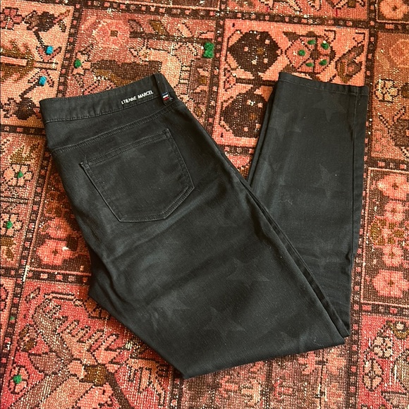 Black Denim with Stars Jeans - Picture 7 of 8